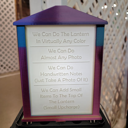 Lithophane Lantern Small
