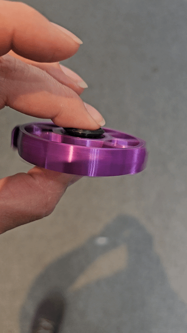 Side Blade Fidget Spinner
