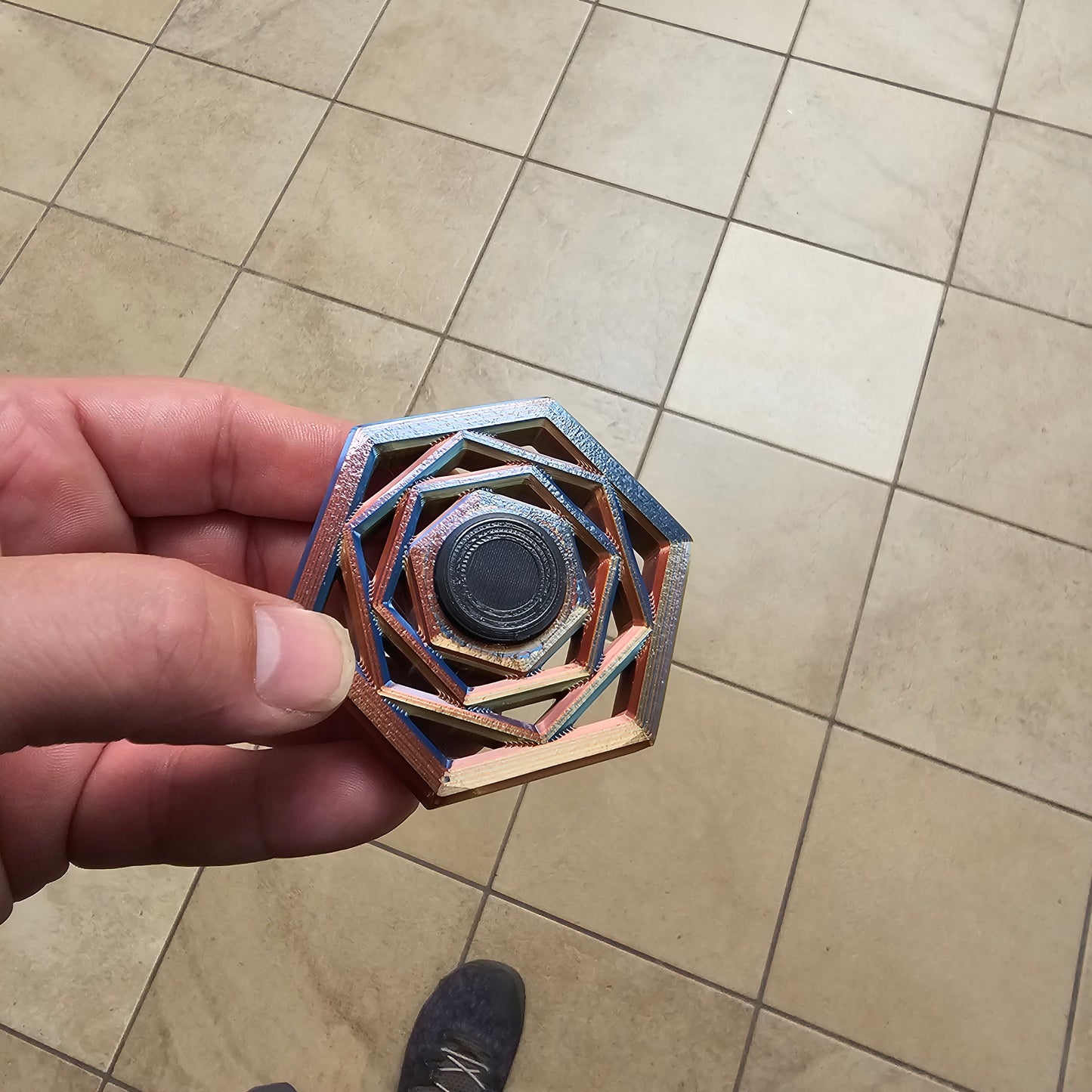 Large Hexagon Spinner