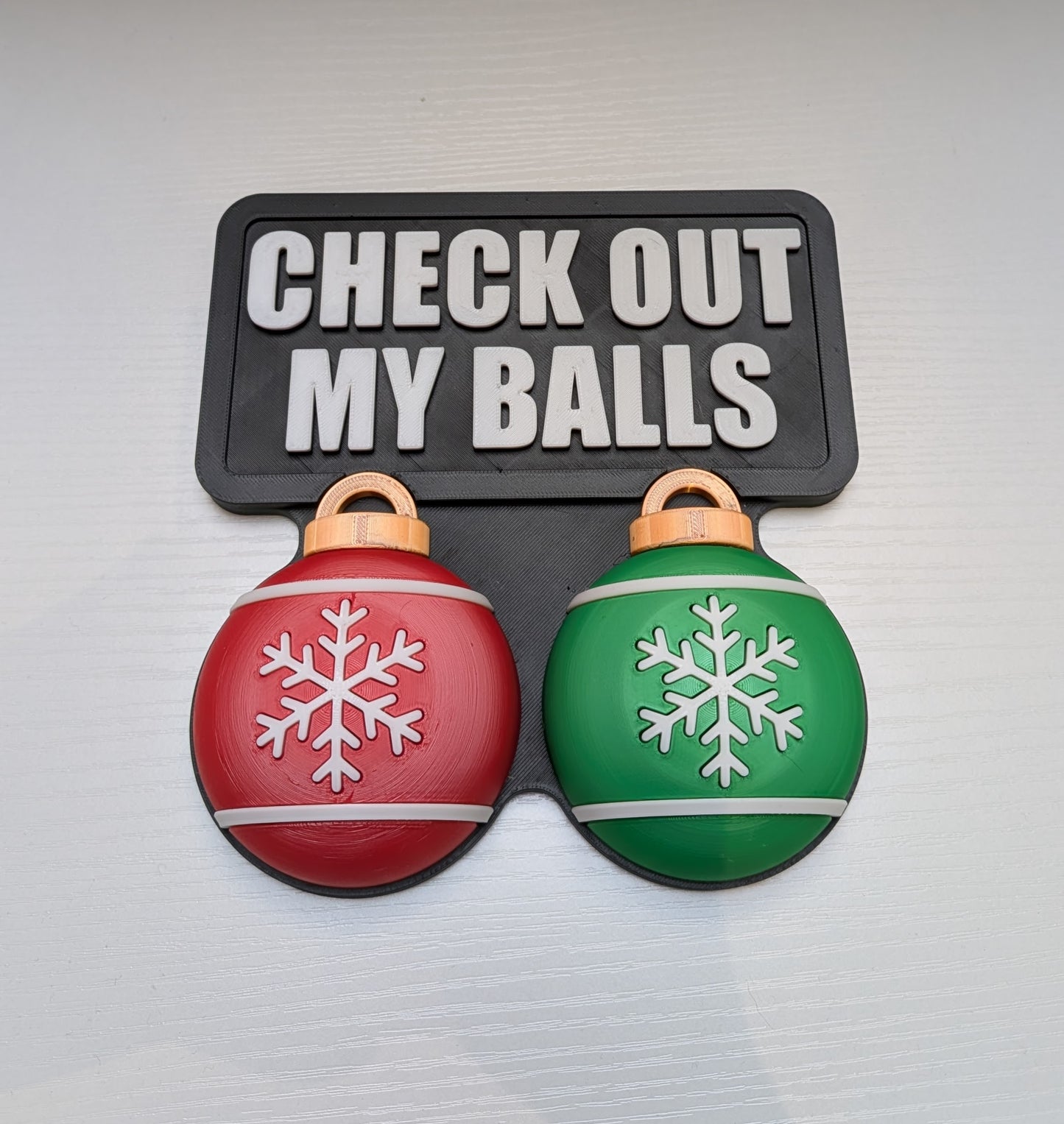 Check Out My Balls Sign