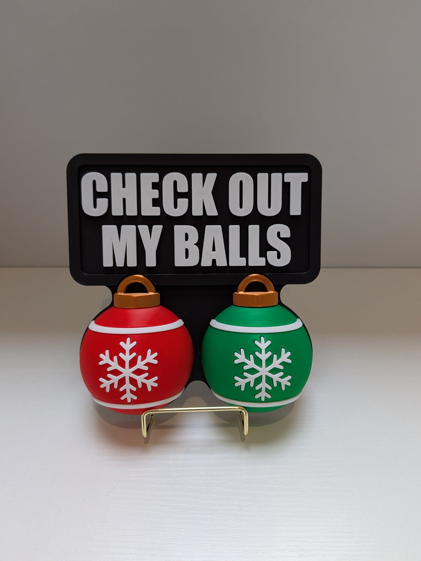 Check Out My Balls Sign